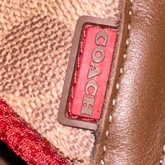 Coach signature Men's Flip Flop khaki/saddle size 13 - Picture 2 of 10